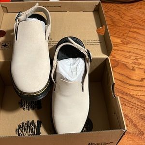 Dr. Martens cream mules